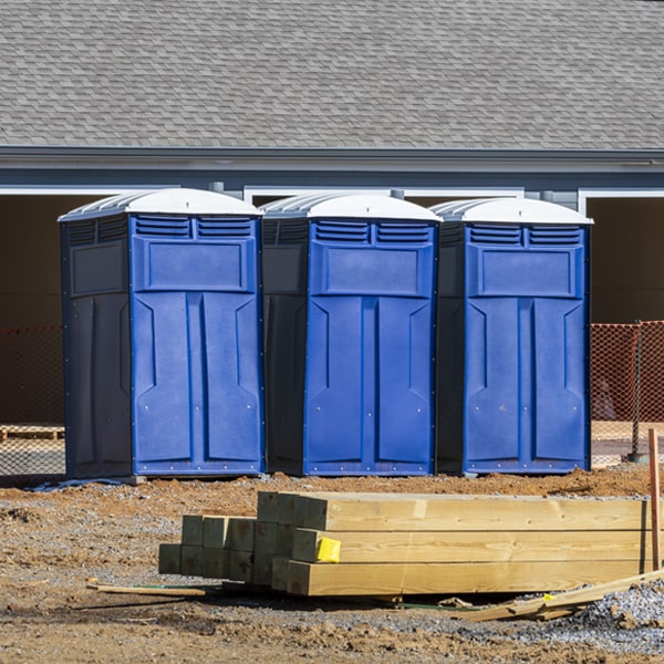 can i customize the exterior of the portable toilets with my event logo or branding in Borderland WV